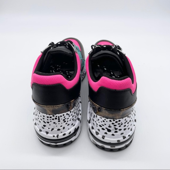 Steve Maddens Cliff Bright Multicolored Pink Blue Gray Sneakers - Picture 7 of 9